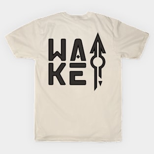 Wake-Up Human Skull T-Shirt T-Shirt